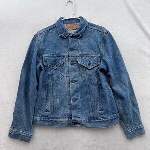 Vintage Levis Jacket Mens 40R Blue Denim Trucker 70506 0214 Type 3 Outdoor 80s